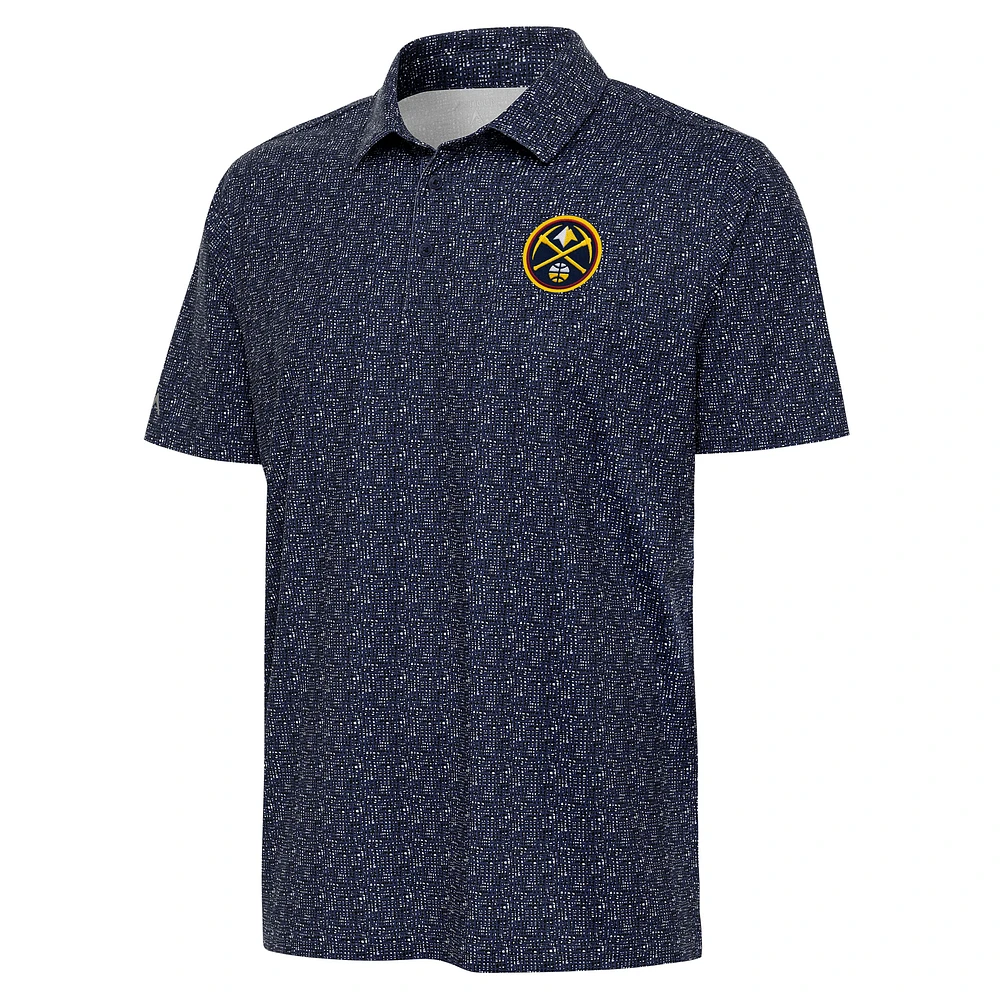 Men's Antigua Navy Denver Nuggets Figment Polo