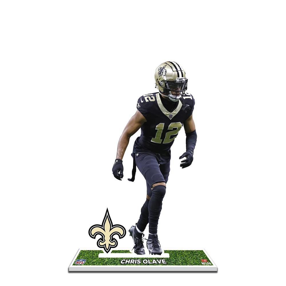 Chris Olave New Orleans Saints 12'' Player Standee Desktop Display