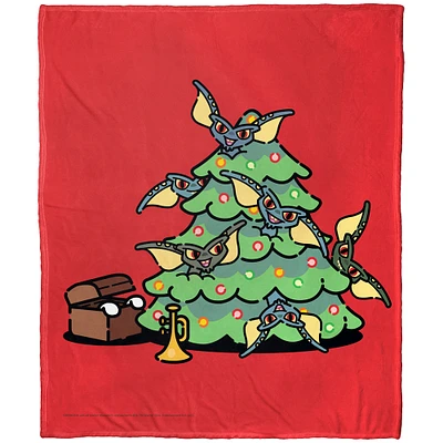 The Northwest Group Gremlins 50" x 60" Holiday Silk Touch Throw Blanket