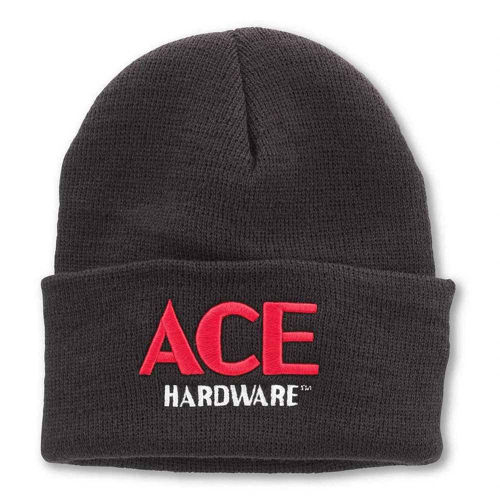 Men's American Needle Black Ace Hardware Cuffed Knit Hat