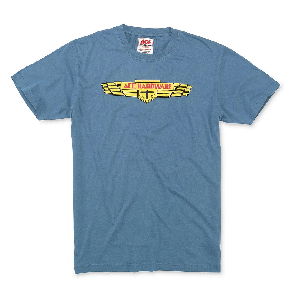 Men's American Needle Blue Ace Hardware Brass Tacks T-Shirt