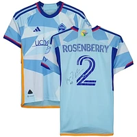 Keegan Rosenberry Colorado Rapids Autographed Match-Used #2 Blue Jersey from the 2023 MLS Season
