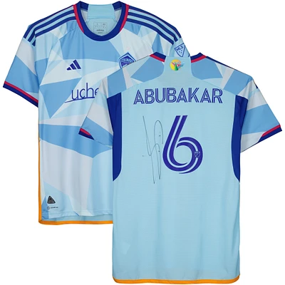 Lalas Abubakar Colorado Rapids Autographed Match-Used #6 Blue Jersey from the 2023 MLS Season
