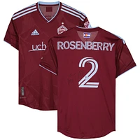 Keegan Rosenberry Colorado Rapids Autographed Match-Used #2 Maroon Jersey from the 2023 MLS Season
