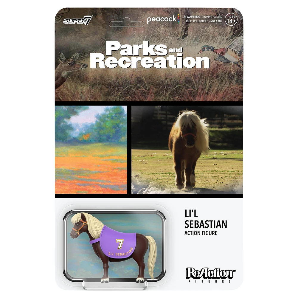 Super7 Li'l Sebastian Parks and Recreation ReAction Figure - Wave 2