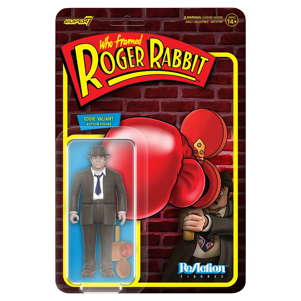 Super7 Eddie Valiant Who Framed Roger Rabbit ReAction Figure - Wave 2