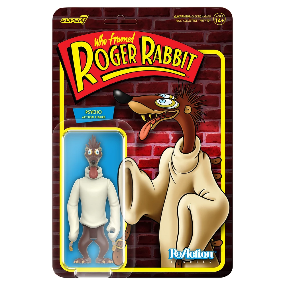 Super7 Psycho Who Framed Roger Rabbit ReAction Figure - Wave 2