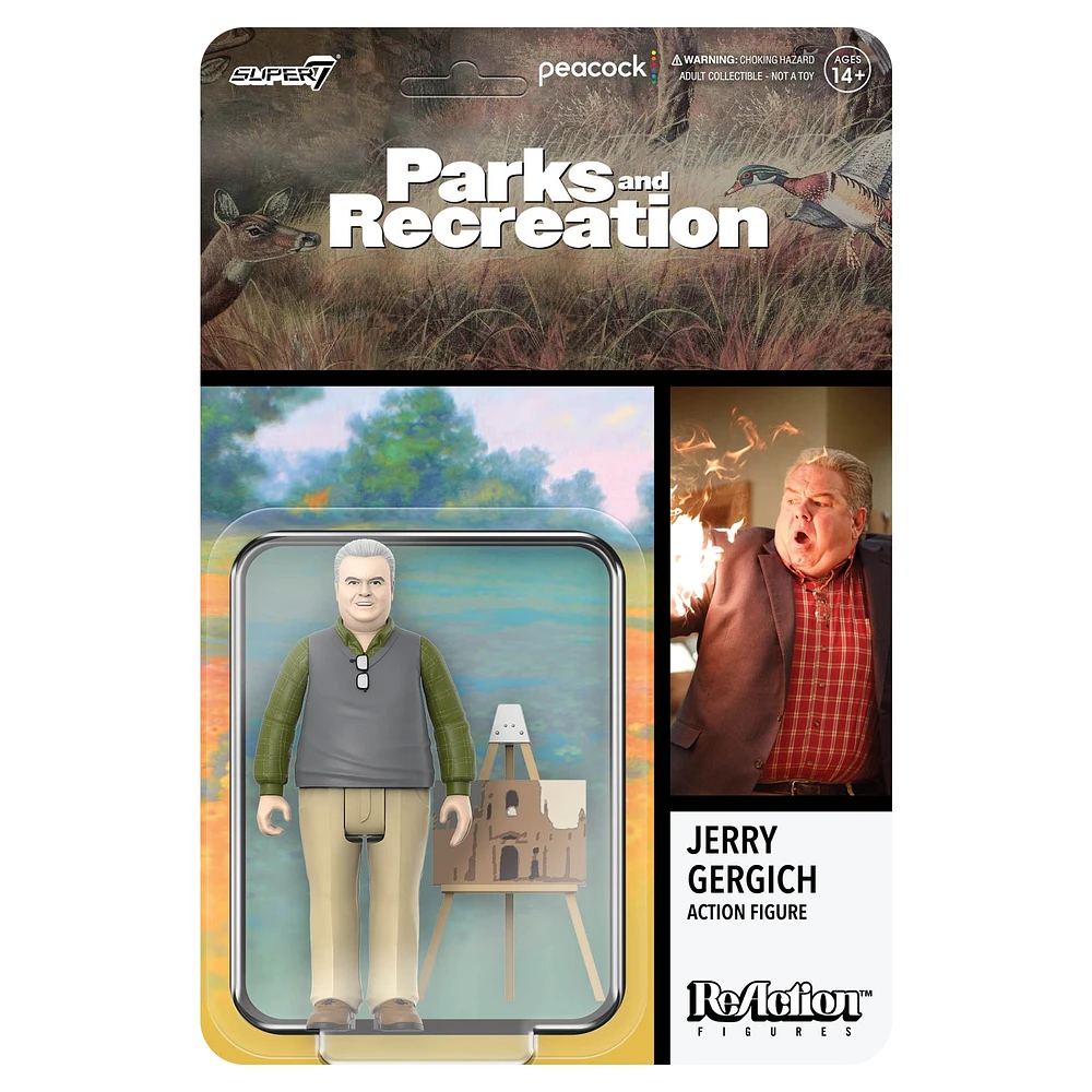 Super7 Jerry Gergich Parks and Recreation ReAction Figure - Wave 2