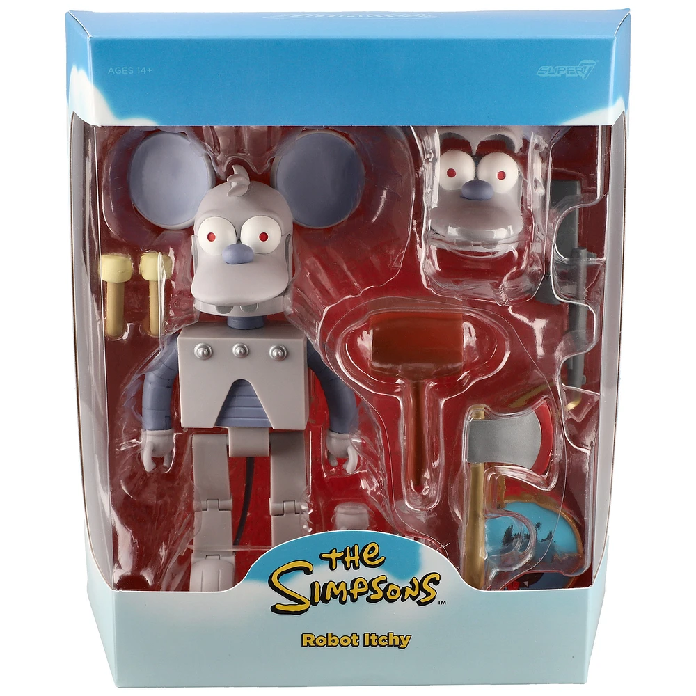 Super7 The Simpsons Robot Itchy ULTIMATES! Figure - Wave 1