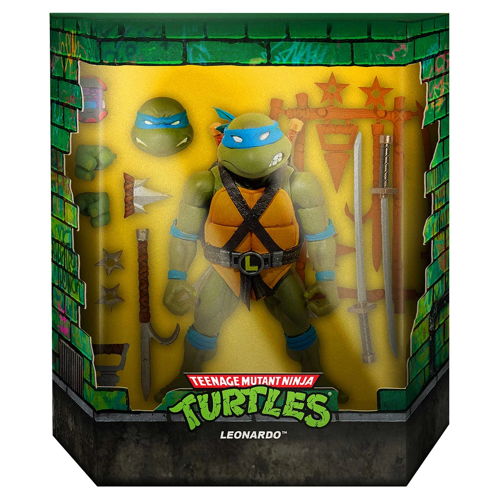 Super7 Leonardo Teenage Mutant Ninja Turtles ULTIMATES! Figure - Wave 2