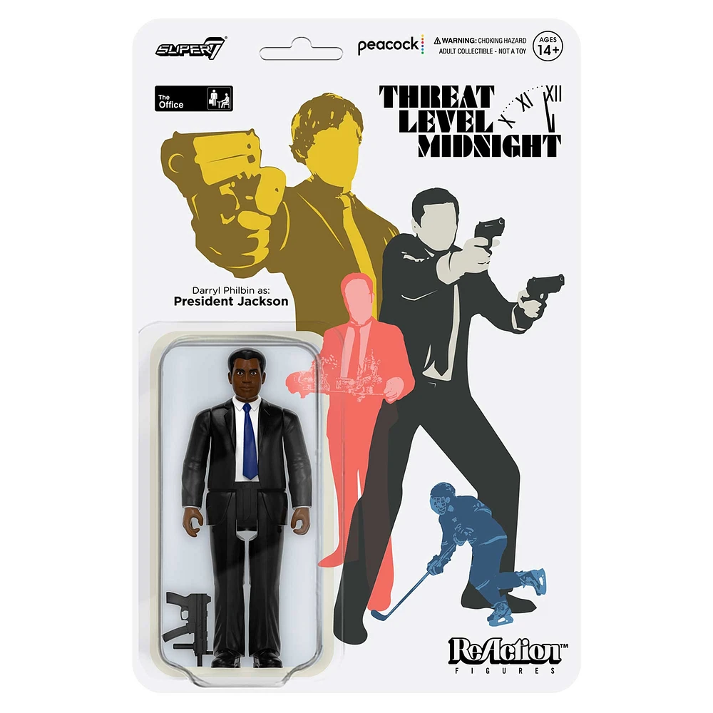 Super7 The Office Darryl Philbin as President Jackson ReAction Figure - Wave 1