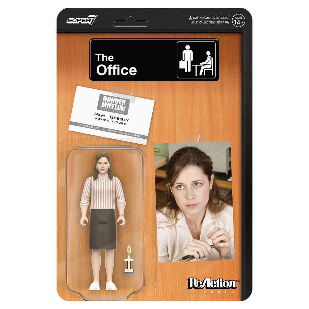 Super7 The Office Pam Beesly ReAction Figure - Wave 2