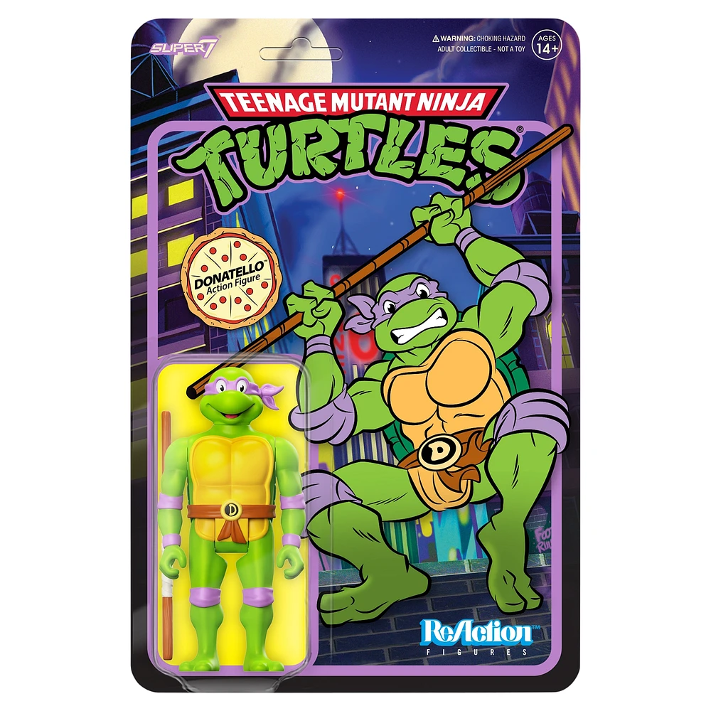 Super7 Donatello Teenage Mutant Ninja Turtles ReAction Figure - Wave 7