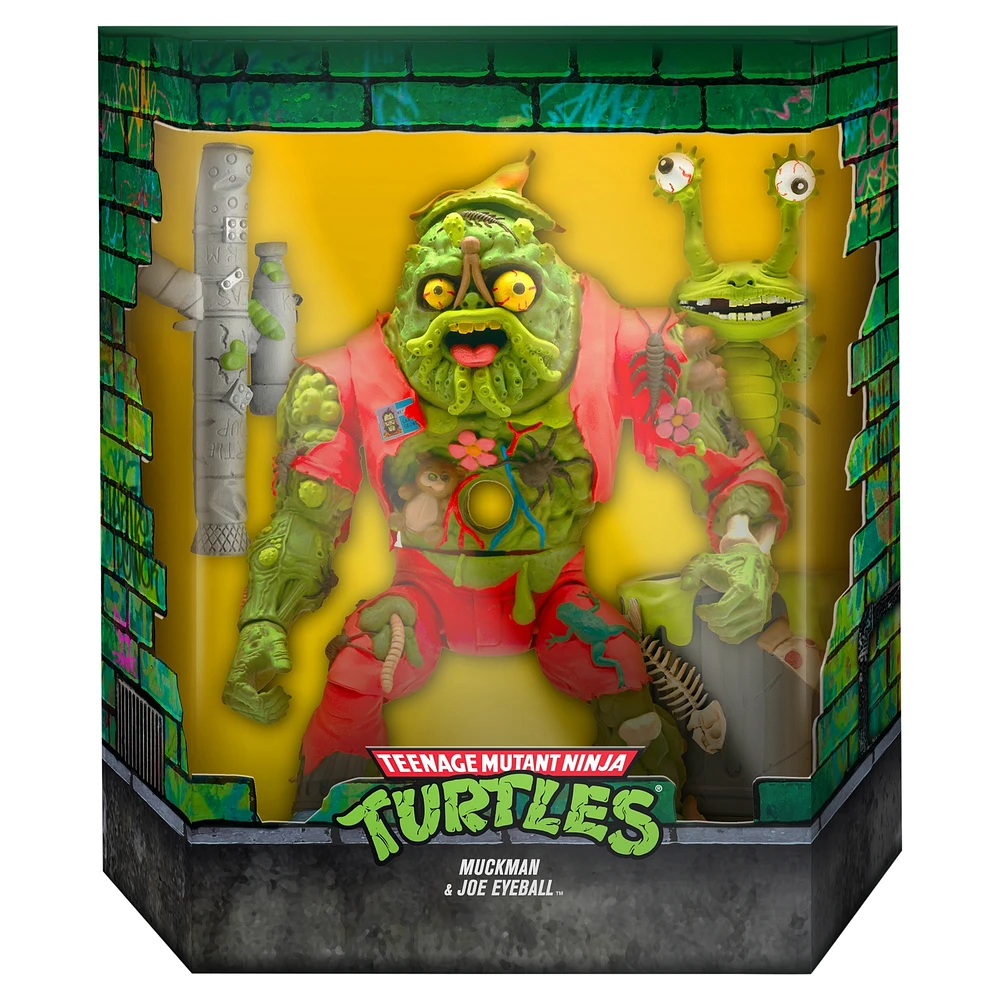 Super7 Teenage Mutant Ninja Turtles Muckman & Joe Eyeball ULTIMATES! Figure - Wave 4