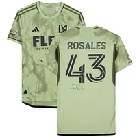 Diego Rosales LAFC Autographed Match-Used #43 Jersey from the 2023 MLS Season