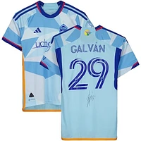 Braian Galván Colorado Rapids Autographed Match-Used #29 Blue Jersey from the 2023 MLS Season