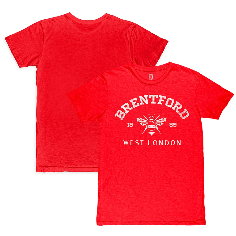 Men's 1863FC Red Brentford FC Established Slub T-Shirt