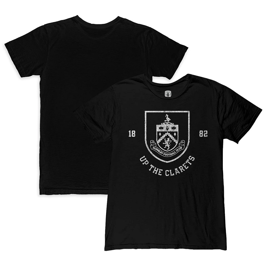 Men's 1863FC Black Burnley Established Slub T-Shirt