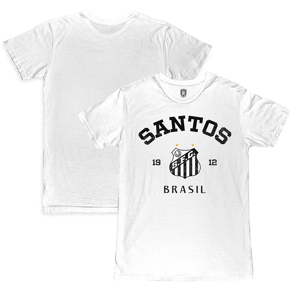 Men's 1863FC White Santos FC Established Slub T-Shirt