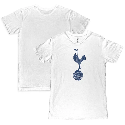 Men's 1863FC White Tottenham Hotspur Mono Crest Slub T-Shirt