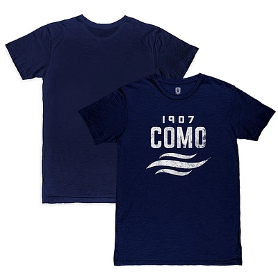 Men's 1863FC Navy Como 1907 Mono Crest Slub T-Shirt
