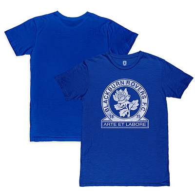 Men's 1863FC Royal Blackburn Rovers Mono Crest Slub T-Shirt