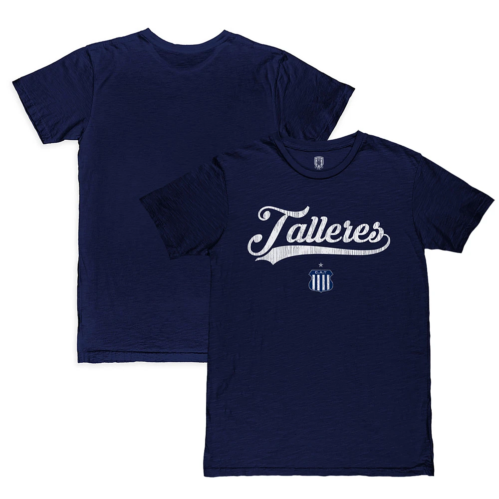 Men's 1863FC Navy Club Atlético Talleres Script Slub T-Shirt