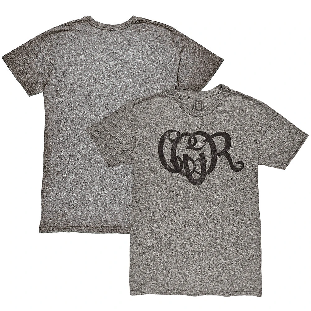 Men's 1863FC Heather Gray Club Atlético Peñarol Retro Crest Twisted Tri-Blend Slub T-Shirt