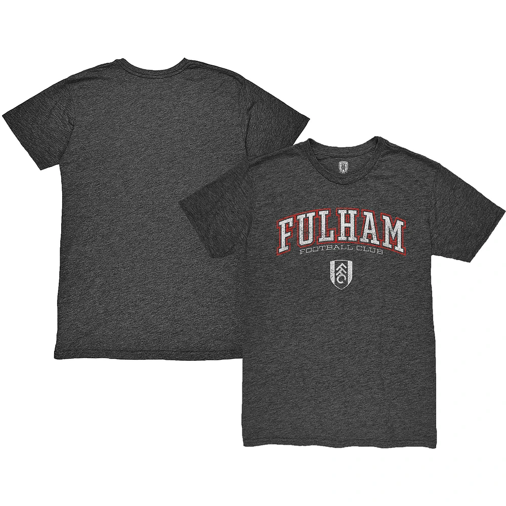 Men's 1863FC Heather Black Fulham Wordmark Twisted Tri-Blend Slub T-Shirt