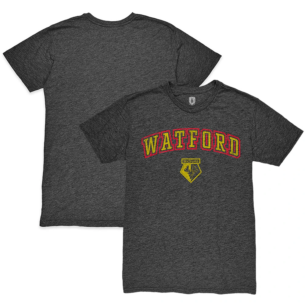 Men's 1863FC Heather Black Watford Wordmark Twisted Tri-Blend Slub T-Shirt
