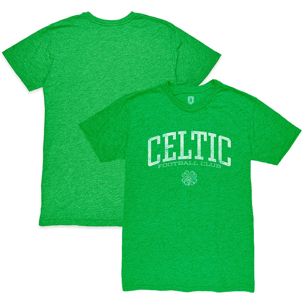 Men's 1863FC Heather Green Celtic Wordmark Twisted Tri-Blend Slub T-Shirt