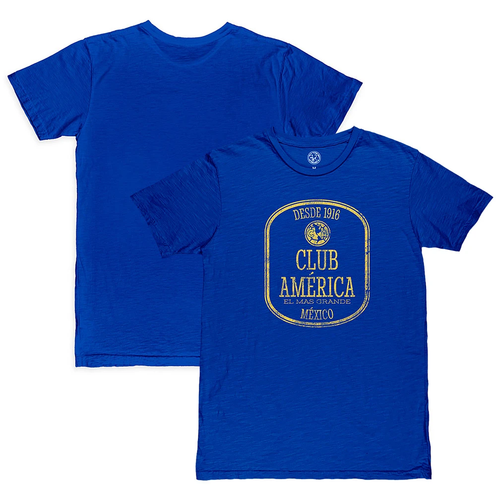 Men's 1863FC Royal Club America Retro Seal Slub T-Shirt
