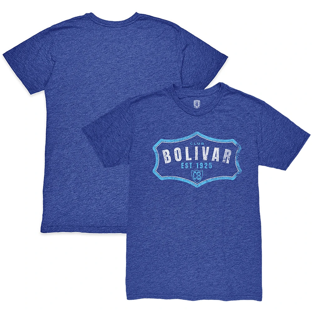 Men's 1863FC Heather Royal Club Bolívar Diamond Twisted Tri-Blend Slub T-Shirt