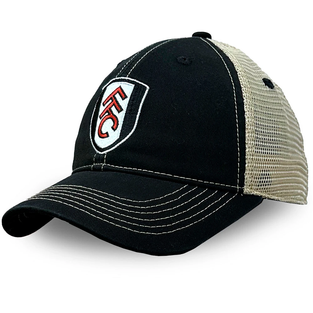 Men's 1863FC Black Fulham Trucker Adjustable Hat
