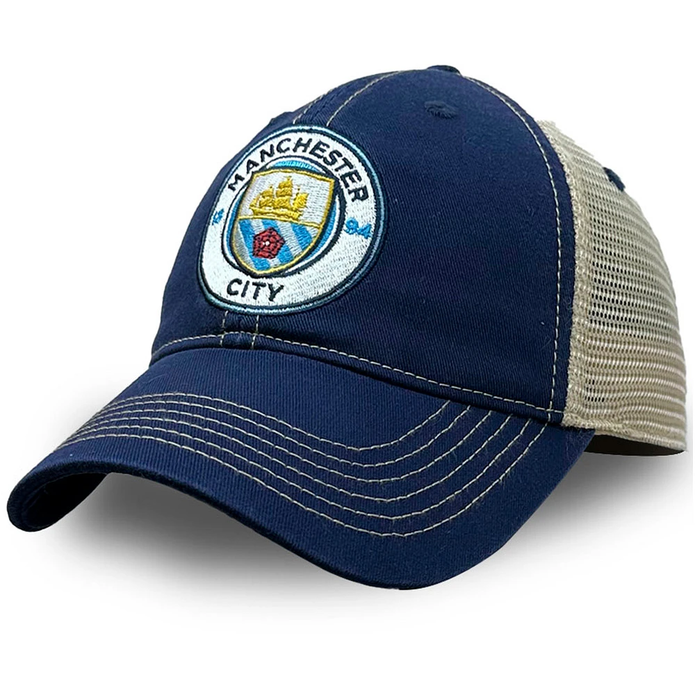 Men's 1863FC Navy Manchester City Trucker Adjustable Hat
