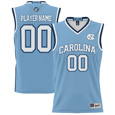 Youth GameDay Greats Light Blue North Carolina Tar Heels NIL Pick-A-Player Lightweight Men's Basketball Jersey