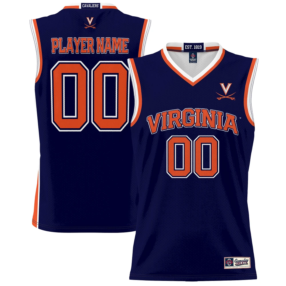 Youth GameDay Greats Navy Virginia Cavaliers NIL Pick-A-Player Lightweight Men's Basketball Jersey