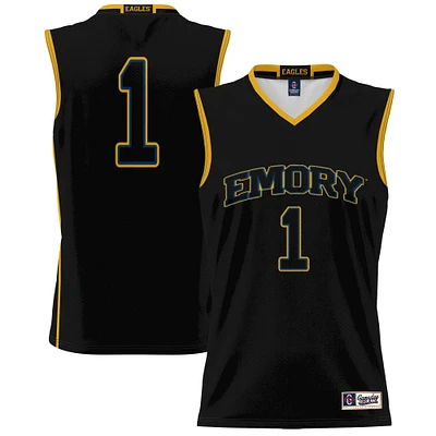 Unisex GameDay Greats #1 Black Emory Eagles Lightweight Basketball Jersey