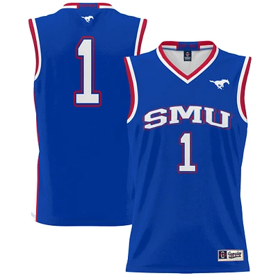 Unisex GameDay Greats #1 Royal SMU Mustangs Lightweight Basketball Jersey