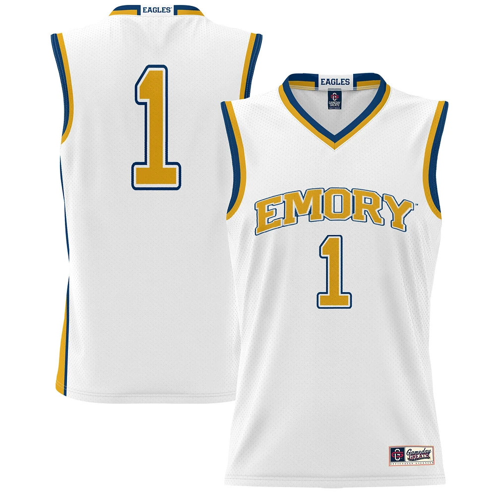 Youth GameDay Greats #1 Emory Eagles Lightweight Basketball Jersey