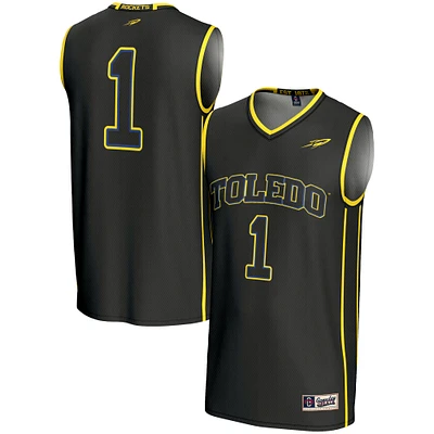 Youth GameDay Greats #1 Black Toledo Rockets Lightweight Basketball Jersey