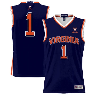 Youth GameDay Greats #1 Navy Virginia Cavaliers Lightweight Basketball Jersey