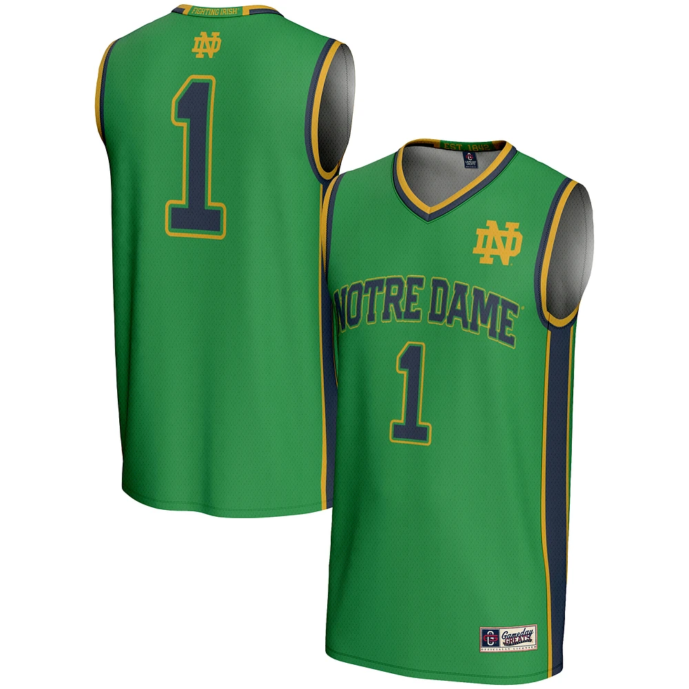Youth GameDay Greats #1 Notre Dame Fighting Irish Lightweight Basketball Jersey