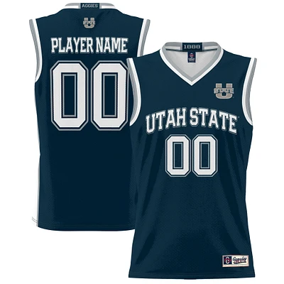 Unisex GameDay Greats Navy Utah State Aggies NIL Pick-A-Player Lightweight Women's Basketball Jersey