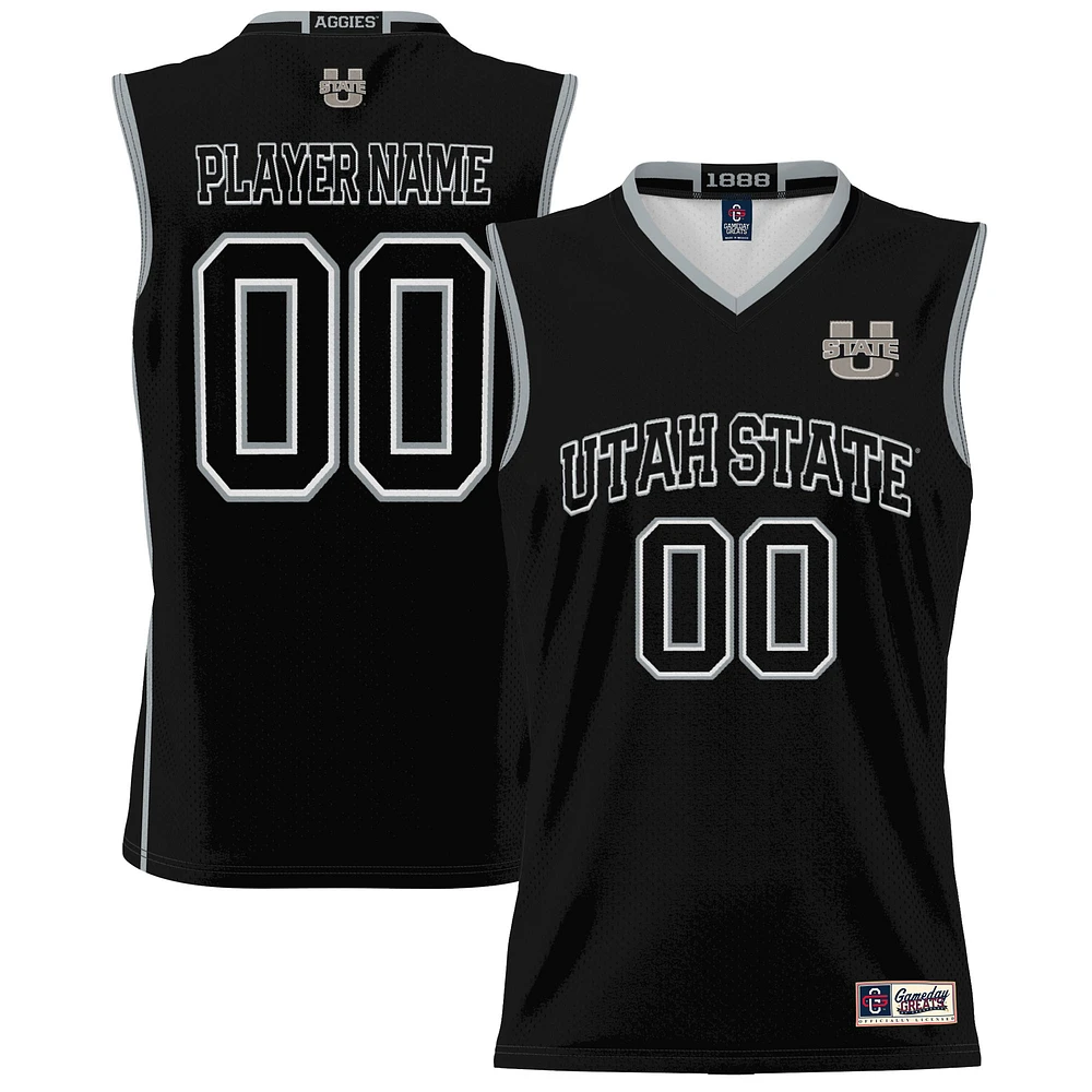 Youth GameDay Greats Black Utah State Aggies NIL Pick-A-Player Lightweight Women's Basketball Jersey