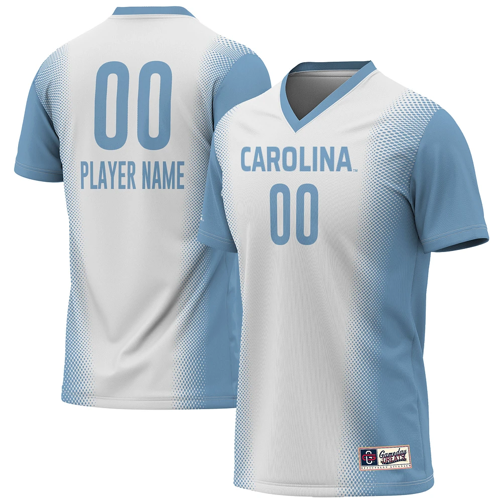 Unisex GameDay Greats White North Carolina Tar Heels NIL Pick-A-Player Lightweight Women's Soccer Jersey