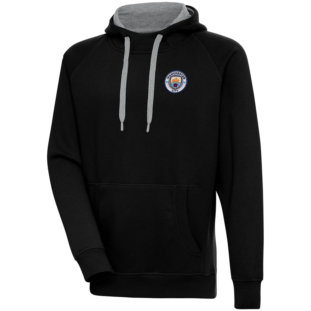 Men's Black Manchester City Takeover Pullover Hoodie