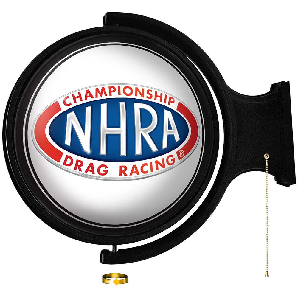NHRA Championship Drag Racing 21'' x 23'' Rotating Lighted Wall Sign