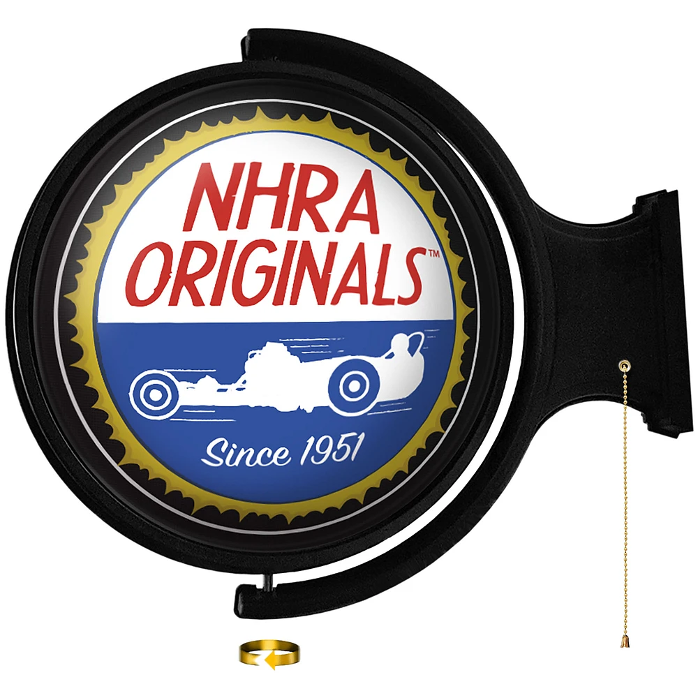 NHRA Originals 21'' x 23'' Rotating Lighted Wall Sign