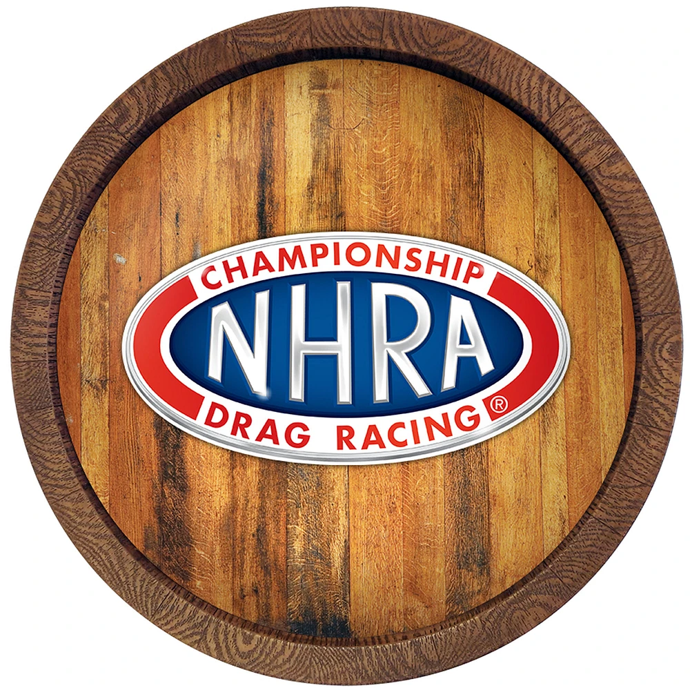 NHRA Championship Drag Racing 20.25'' Faux Barrel Top Sign